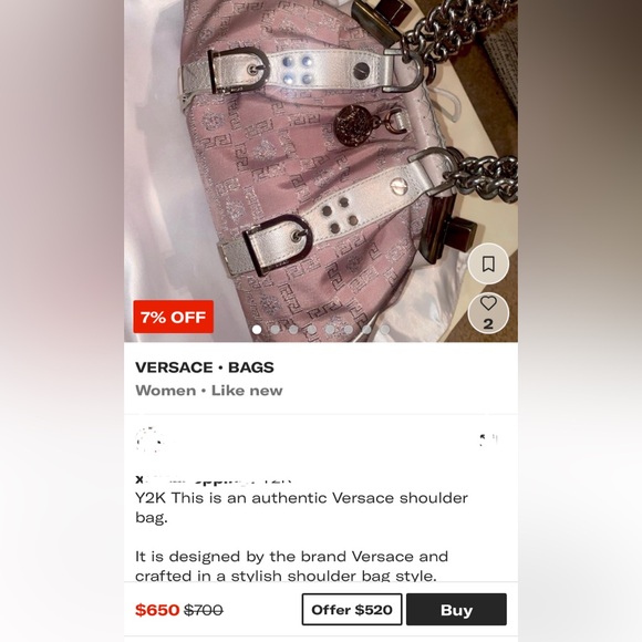 Versace gorgeous Medusa gold leather see pictures please. Price Form - Picture 14 of 14